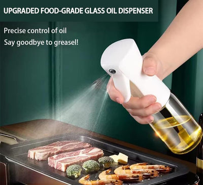 Shop-nest Oil Sprayer for Cooking Grilling BBQ Kitchen Tool Every Home Cook Oil Mister Healthier Cooking Experience Refillable Cooking Oil Sprayer Modernist Kitchen.