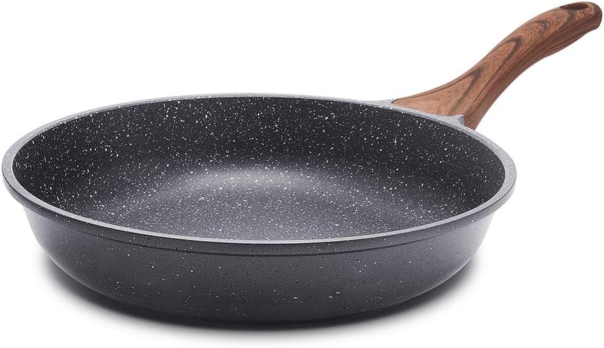 Shop-nest NON STICK GRANITE PRINTED INDUCTION COOKING FRYING PAN HIGH QUALITY