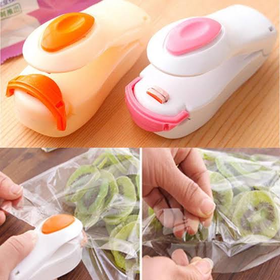 Shop-nest Portable Mini Sealer Household Sealing Machine Heat Sealer Capper For Plastic Bags Package Food Saver Kitchen Gadgets